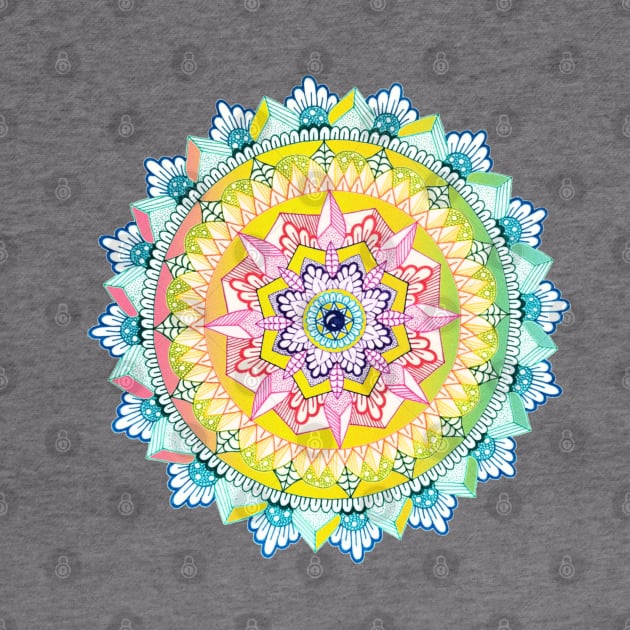 Soft Color Mandala by Art by Rory 